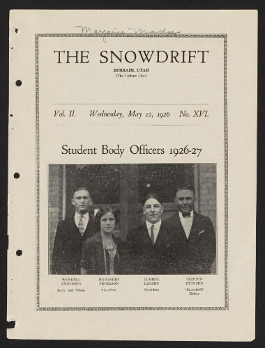 Snowdrift 1926