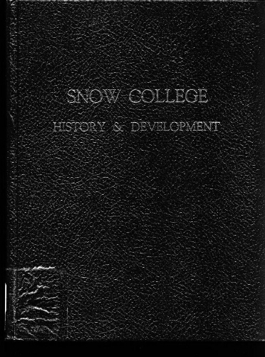 Snow College History and Development