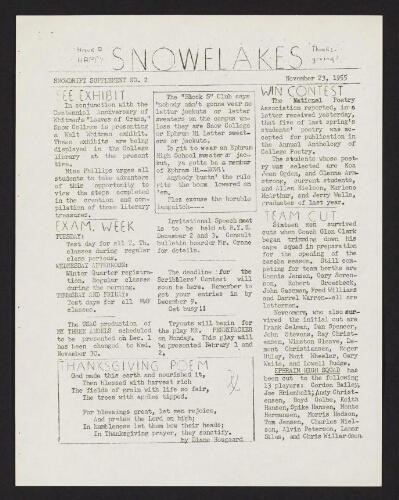 Snowdrift (Snowflake) 1955